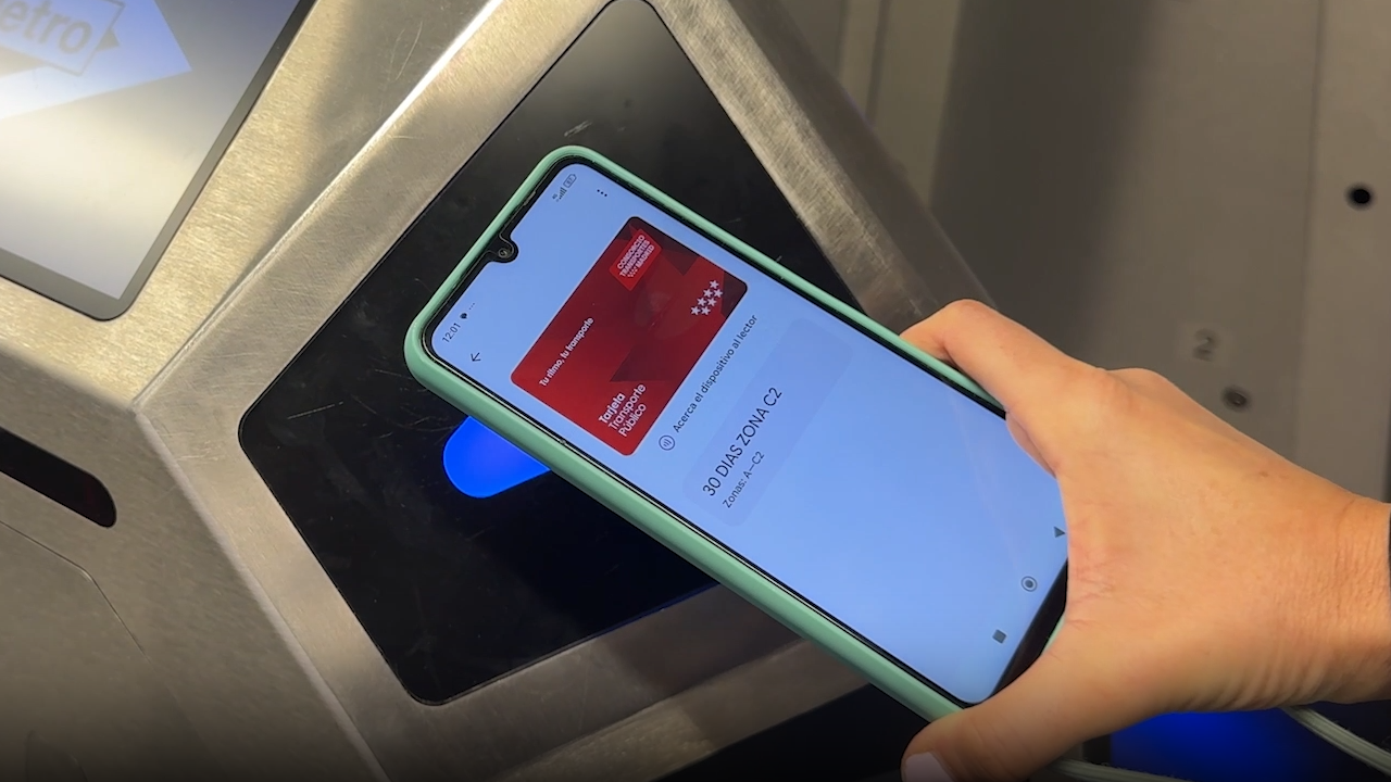 Abono transporte de Madrid en el móvil